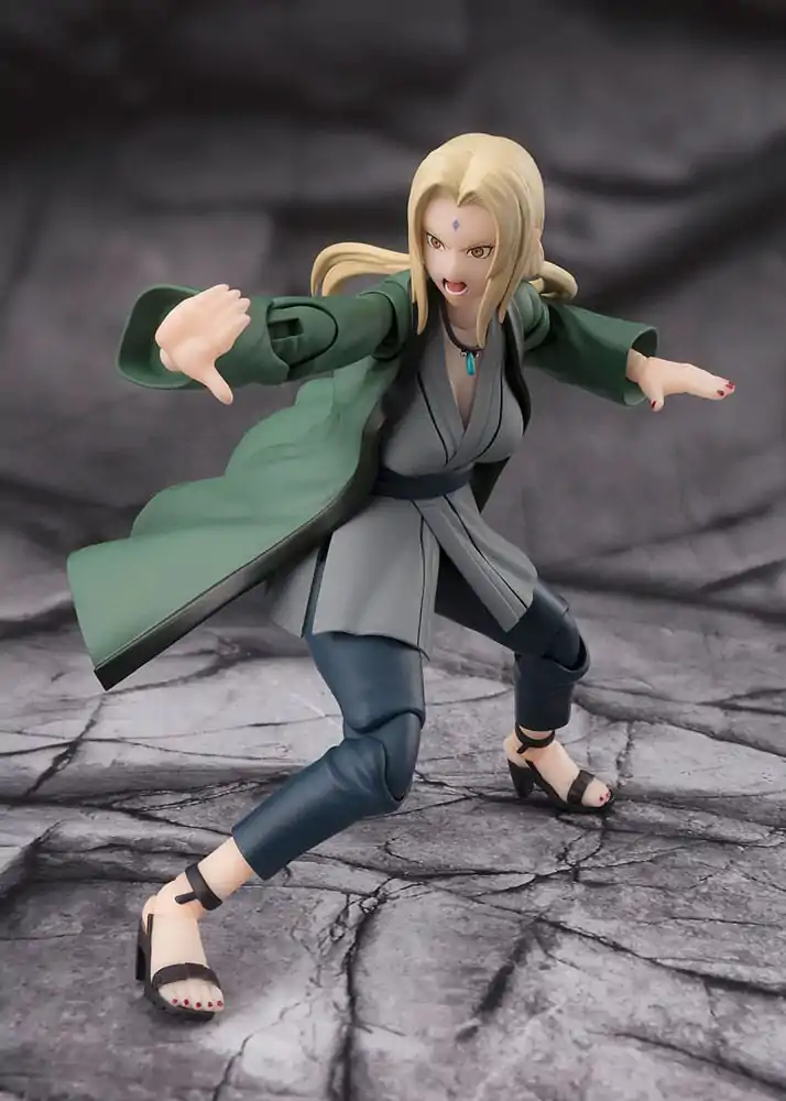 Naruto S.H.Figuarts akcijska figura Tsunade The legendary Medical Ninja 14 cm fotografija izdelka