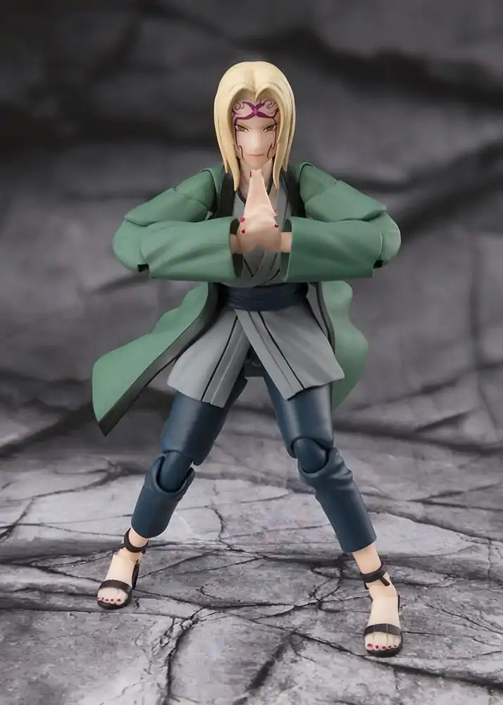 Naruto S.H.Figuarts akcijska figura Tsunade The legendary Medical Ninja 14 cm fotografija izdelka