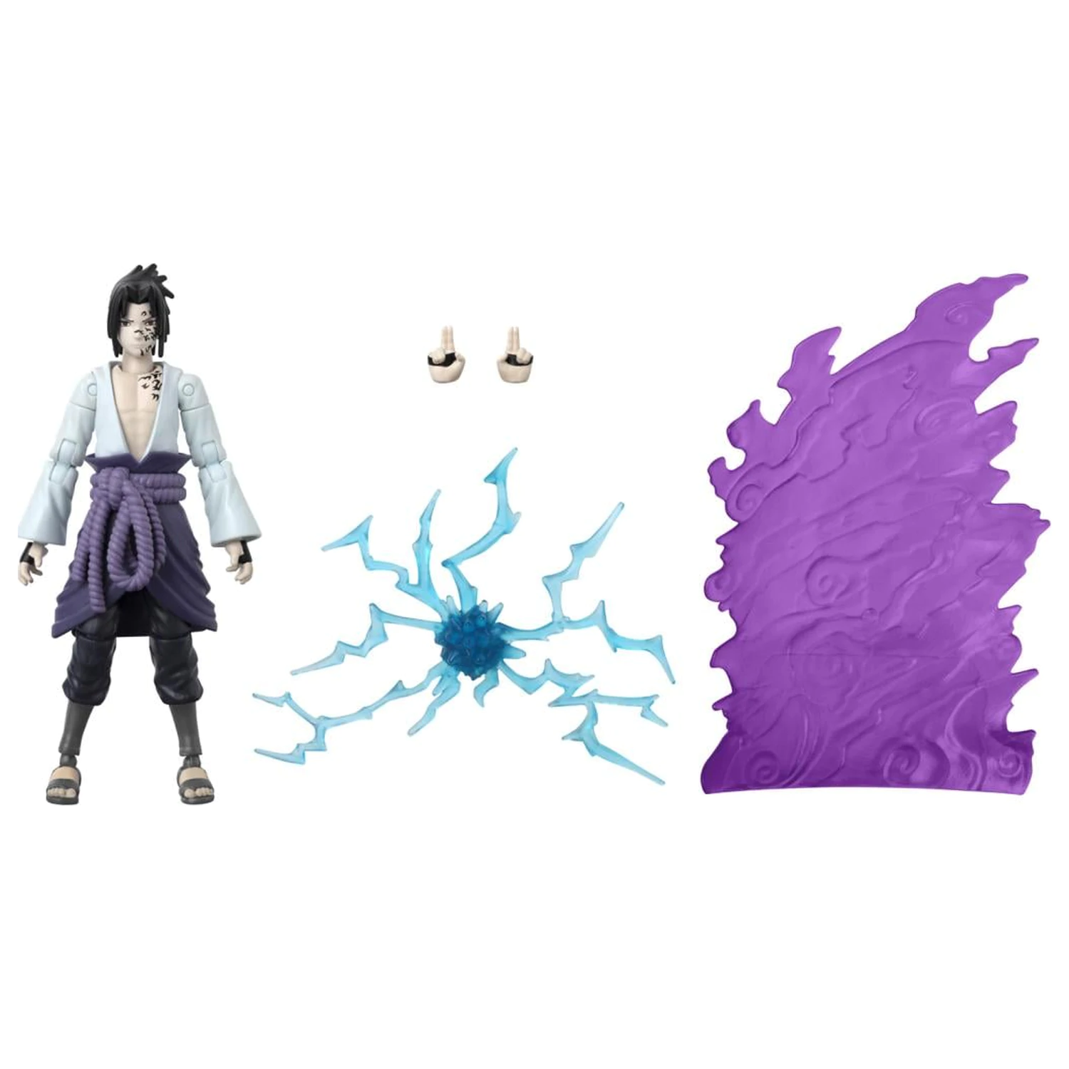NARUTO Sasuke s transf. efektom figura Anime Heroes Beyond 17cm fotografija izdelka