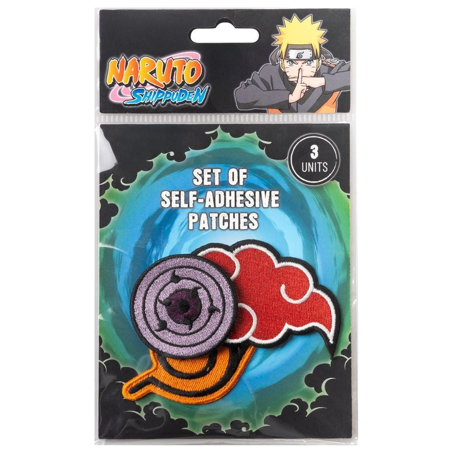 Naruto Shippuden set 3 našitkov fotografija izdelka