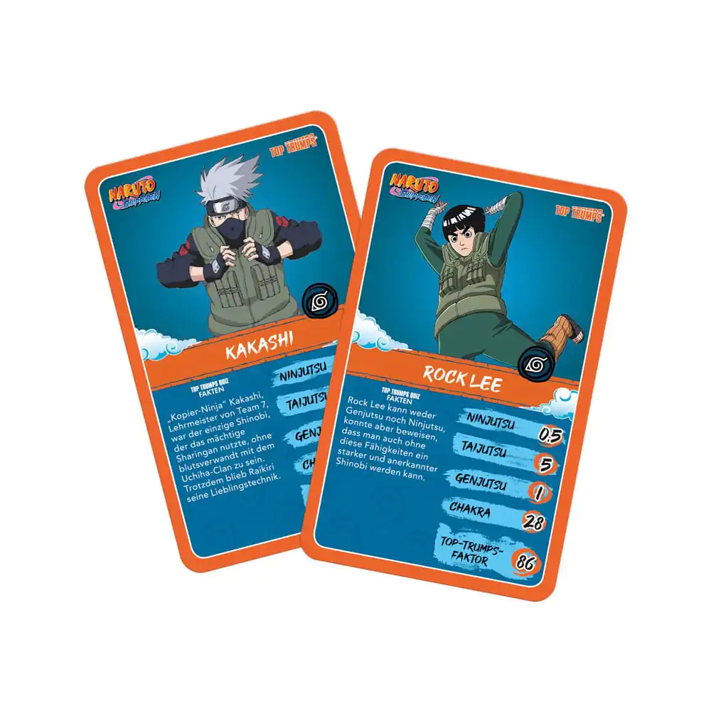 Naruto Shippuden Collectible Card Game Top Trumps Kviz Anime Collectible *Nemška različica* fotografija izdelka