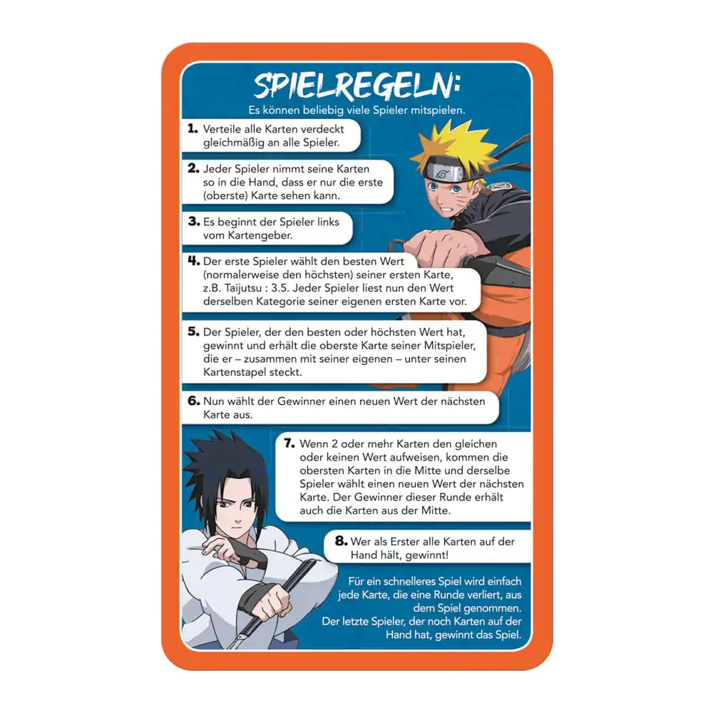 Naruto Shippuden Collectible Card Game Top Trumps Kviz Anime Collectible *Nemška različica* fotografija izdelka