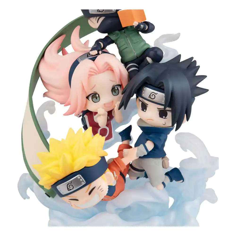 Naruto Shippuden FigUnity PVC Mini Kip Zberite se tukaj, Team 7 13 cm fotografija izdelka