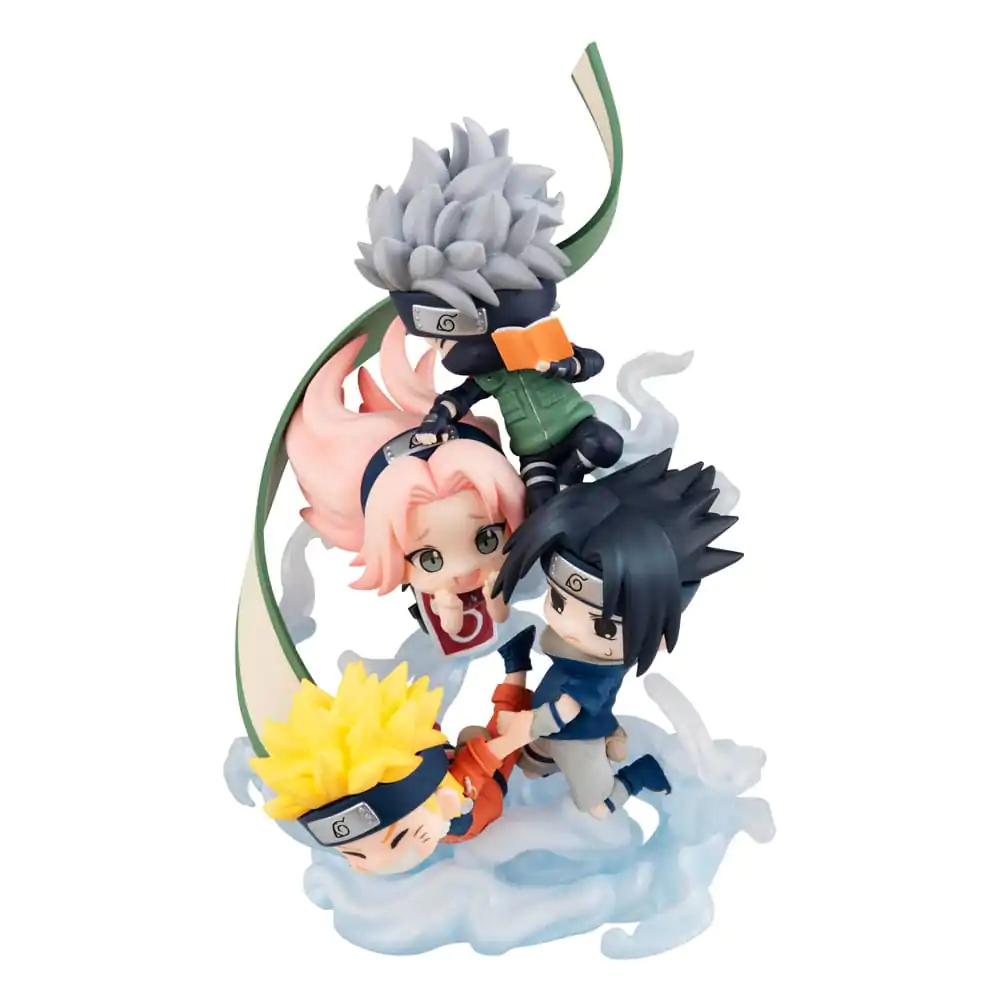 Naruto Shippuden FigUnity PVC Mini Kip Zberite se tukaj, Team 7 13 cm fotografija izdelka