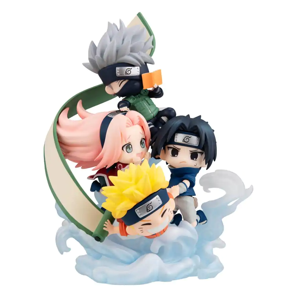 Naruto Shippuden FigUnity PVC Mini Kip Zberite se tukaj, Team 7 13 cm fotografija izdelka