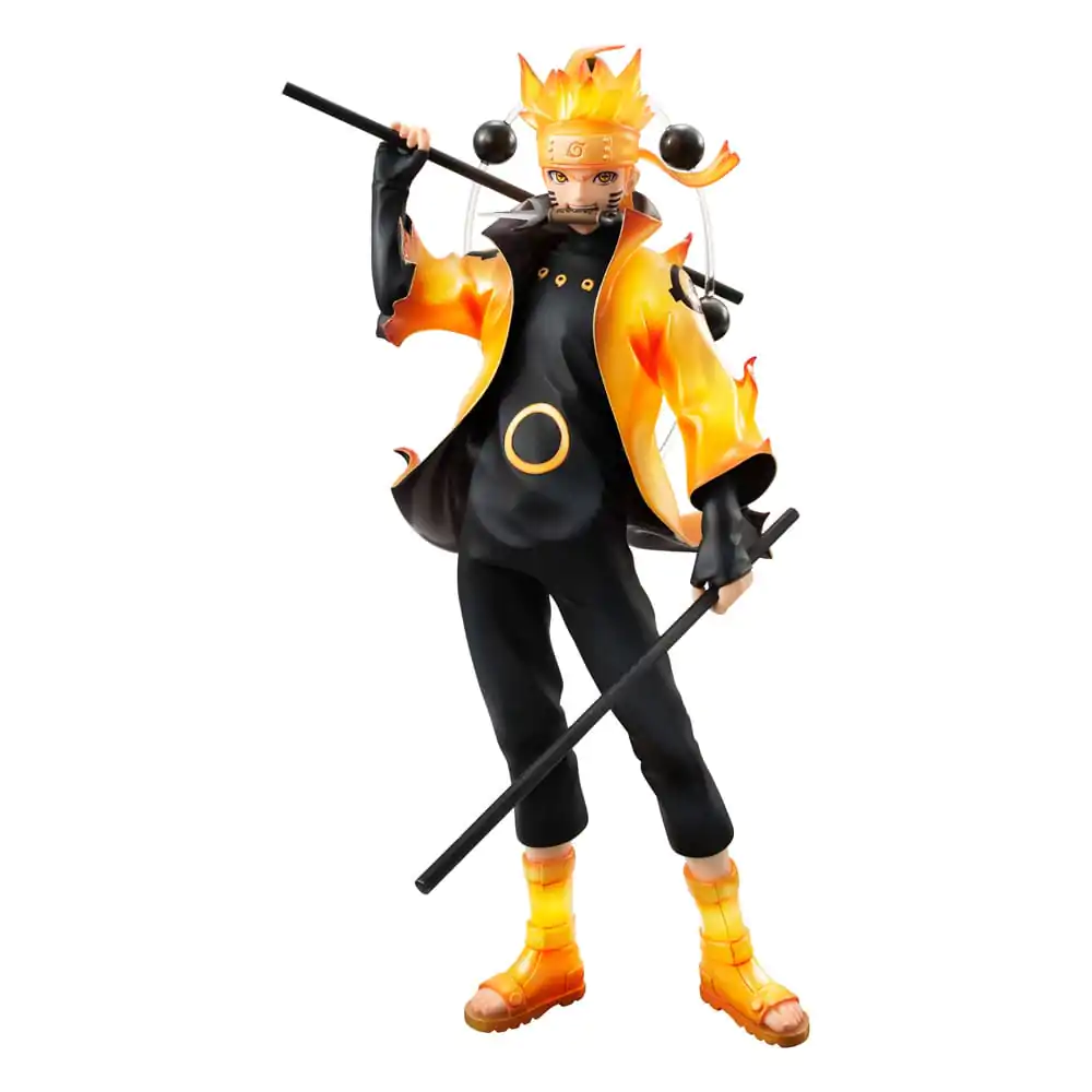 Naruto Shippuden G.E.M. Series PVC Kip Naruto Uzumaki Six Paths Sage Mode 15th Anniversary Ver. 22 cm fotografija izdelka