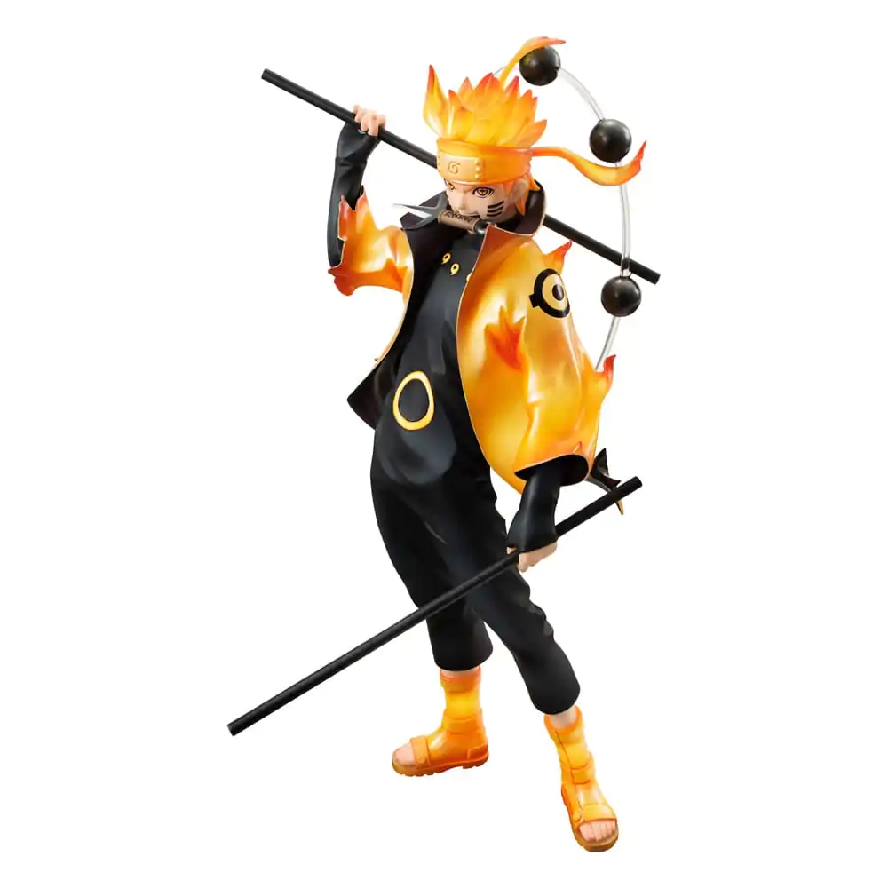 Naruto Shippuden G.E.M. Series PVC Kip Naruto Uzumaki Six Paths Sage Mode 15th Anniversary Ver. 22 cm fotografija izdelka