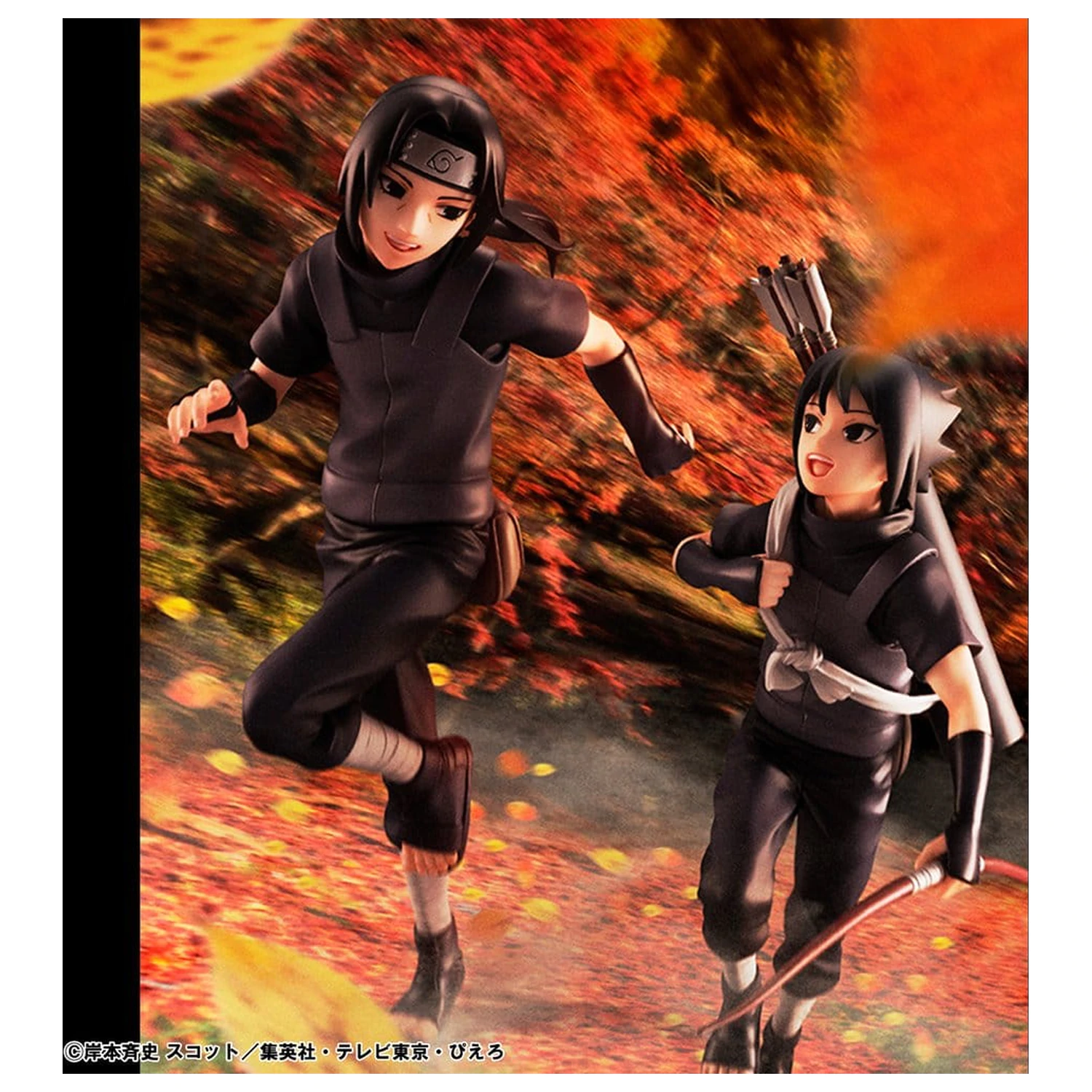 Naruto Shippuden G.E.M. Series PVC figurice, 2-paket Itachi Uchiha & Sasuke fotografija izdelka