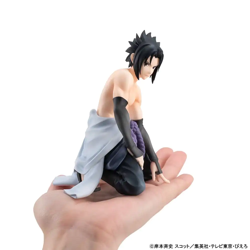 Naruto Shippuden G.E.M. serija PVC kip Sasuke velikost dlani 12 cm fotografija izdelka