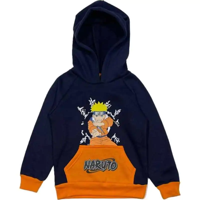 Naruto Shippuden blue-orange otroška jopica s kapuco fotografija izdelka