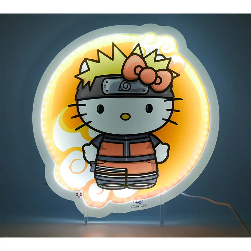 Naruto Shippuden Hello Kitty neon svetilka fotografija izdelka