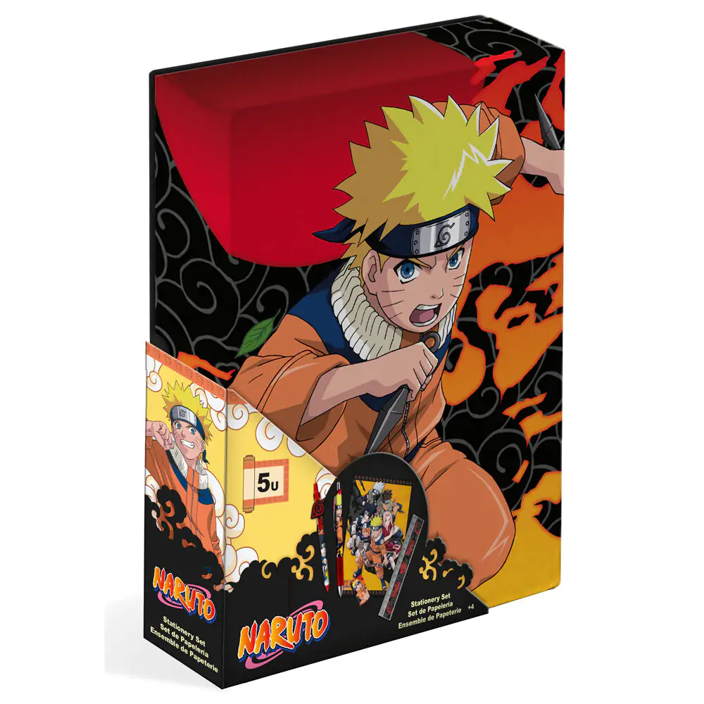 Naruto Shippuden pisarniški set škatla 5 kos fotografija izdelka