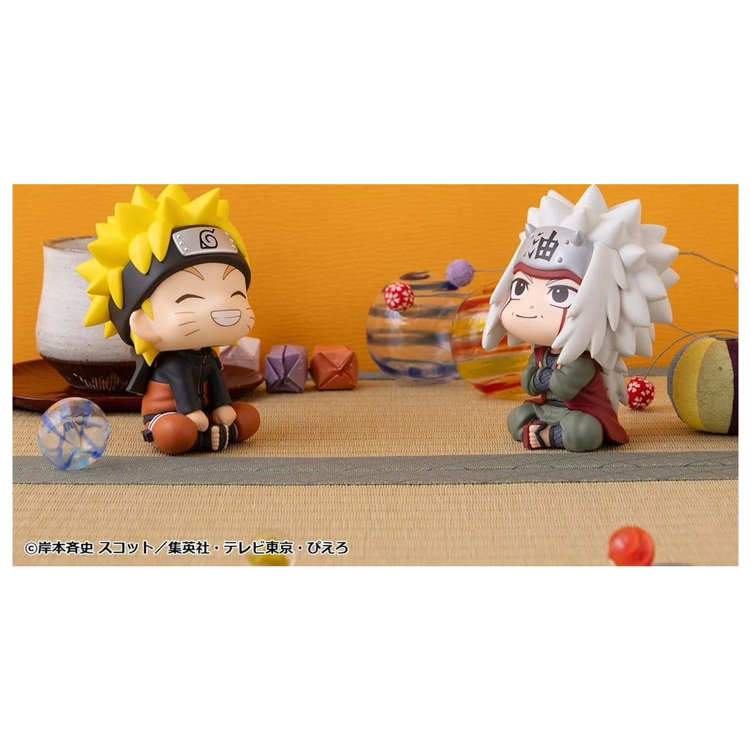 Naruto Shippuden Look Up PVC Figurici 2-pakiranje Naruto Uzumaki Smile Ver. & Jiraiya 11 cm (z darilom) fotografija izdelka