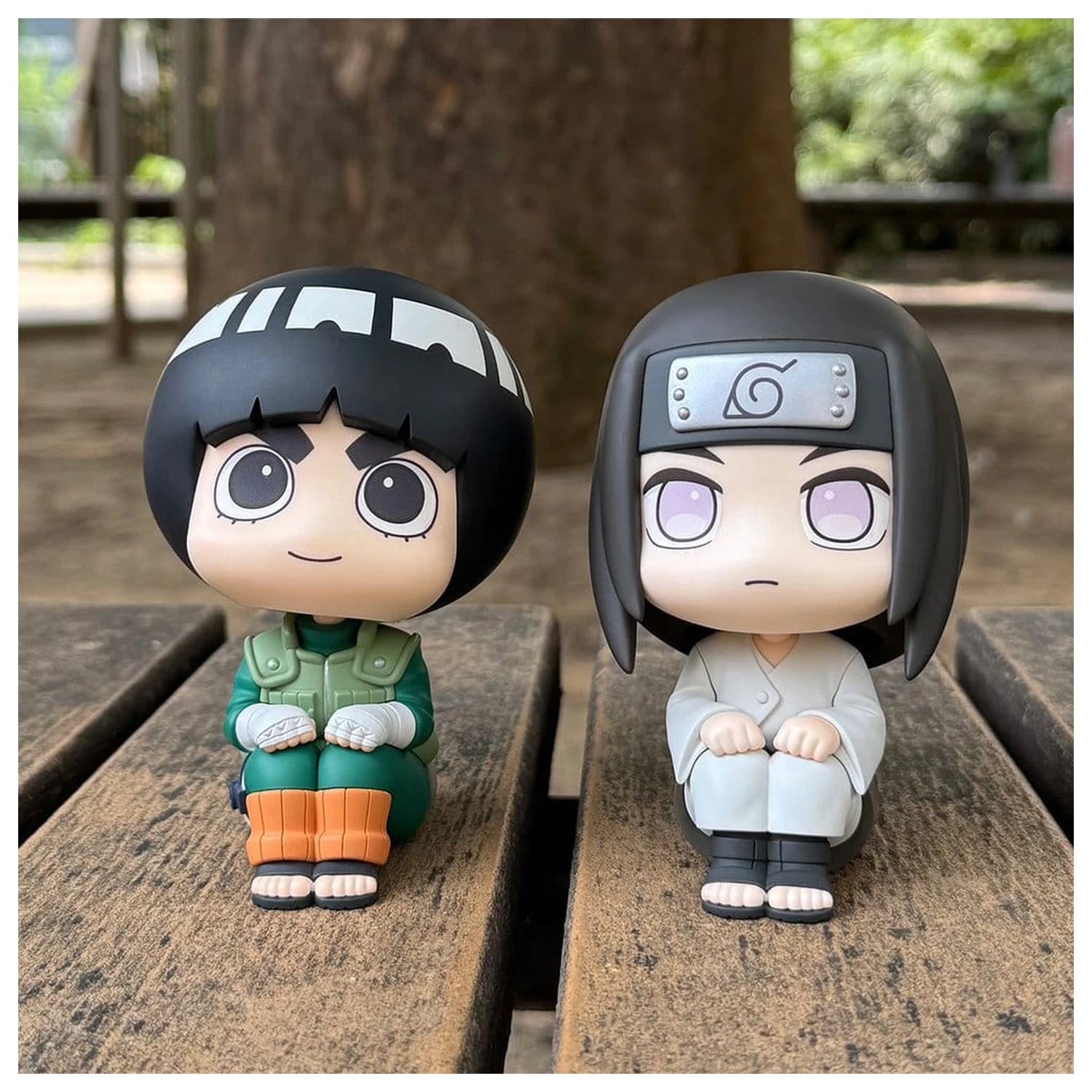 Naruto Shippuden Look Up PVC Figurice 2-paket Rock Lee & Neji Hyuga 11 cm (z darilom) fotografija izdelka