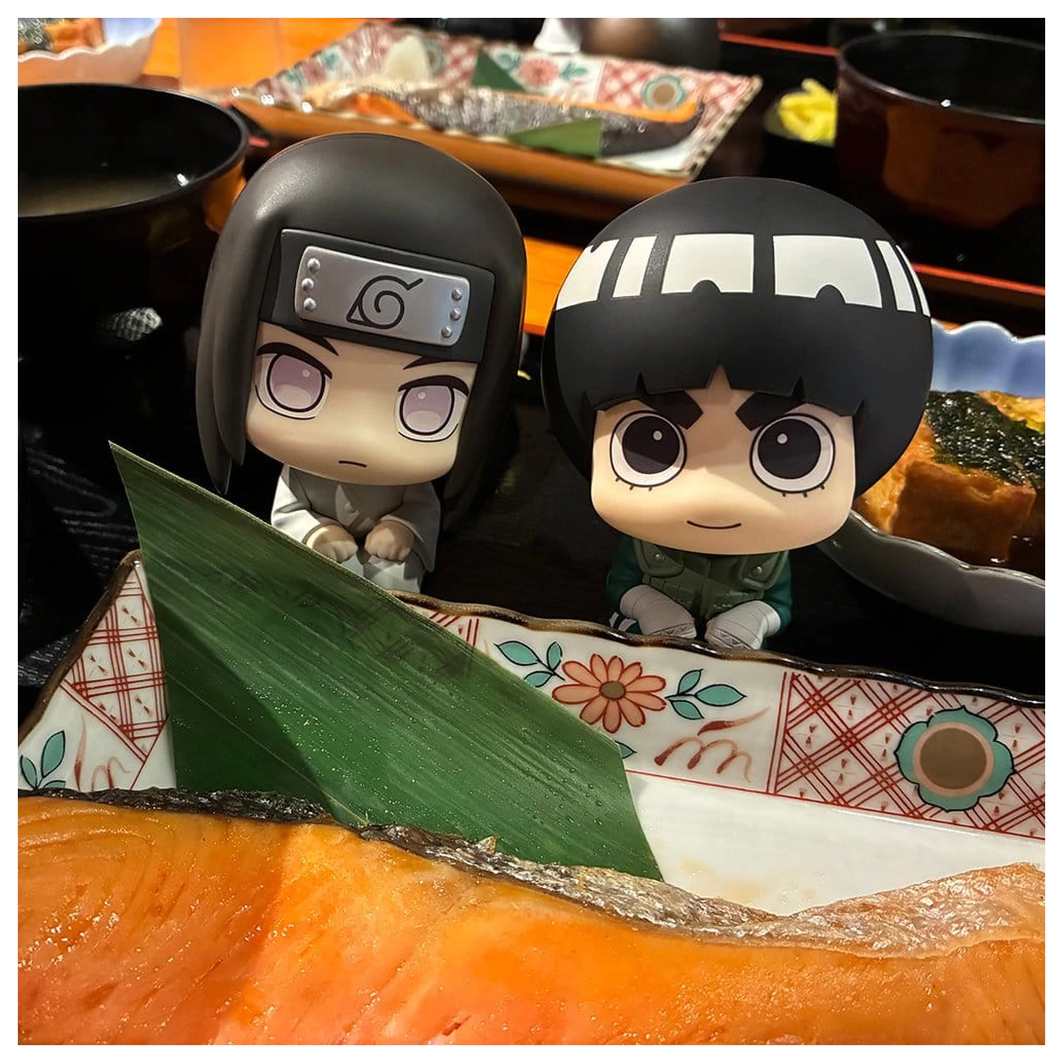 Naruto Shippuden Look Up PVC Figurice 2-paket Rock Lee & Neji Hyuga 11 cm (z darilom) fotografija izdelka