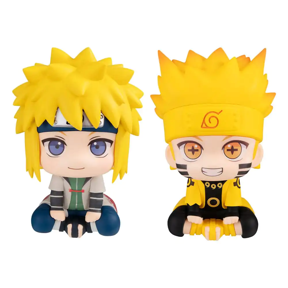 Naruto Shippuden Look Up PVC Kip Naruto Uzumaki Six Paths Sage Mode & Minato Namikaze 11 cm (z darilom) fotografija izdelka