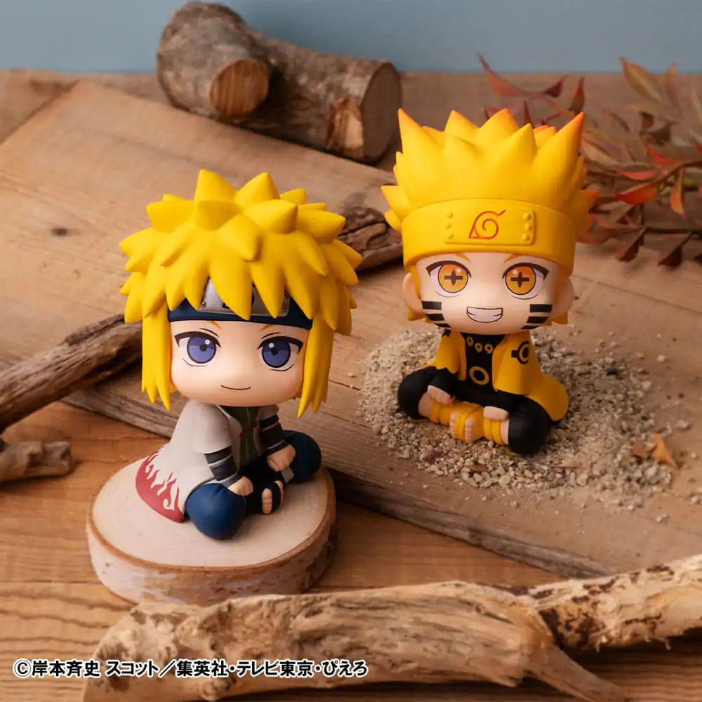 Naruto Shippuden Look Up PVC Kip Naruto Uzumaki Six Paths Sage Mode & Minato Namikaze 11 cm (z darilom) fotografija izdelka