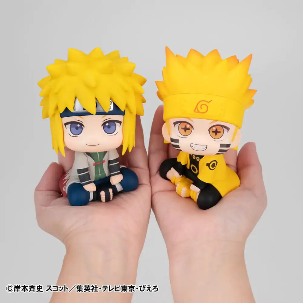 Naruto Shippuden Look Up PVC Kip Naruto Uzumaki Six Paths Sage Mode & Minato Namikaze 11 cm (z darilom) fotografija izdelka