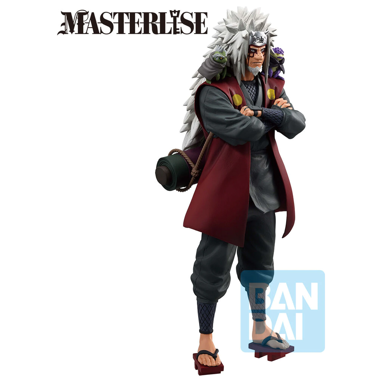 Naruto Shippuden Masterlise A Bridge Between the Lament of Samsara and Peace Jiraiya Ichibansho figura 27 cm fotografija izdelka