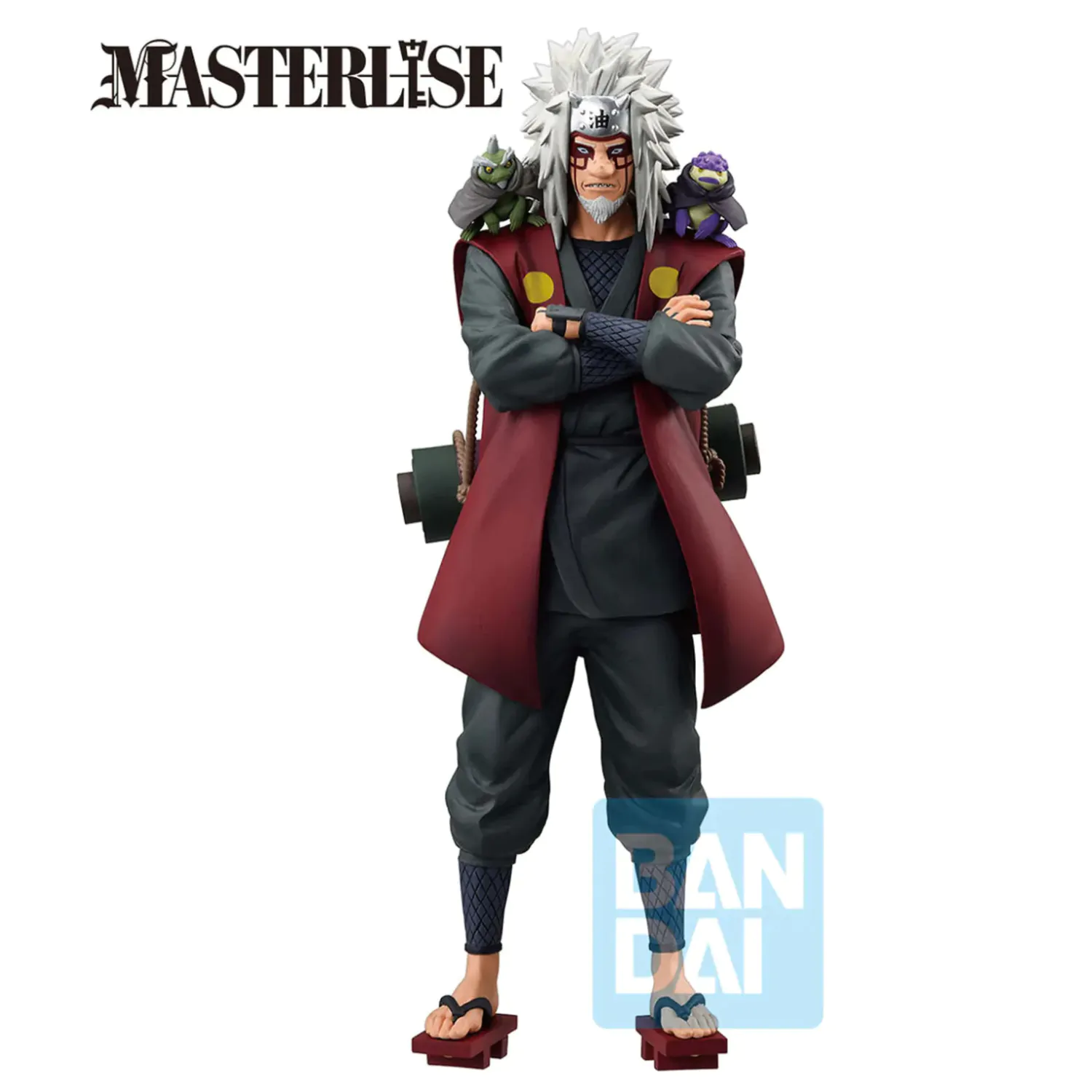 Naruto Shippuden Masterlise A Bridge Between the Lament of Samsara and Peace Jiraiya Ichibansho figura 27 cm fotografija izdelka