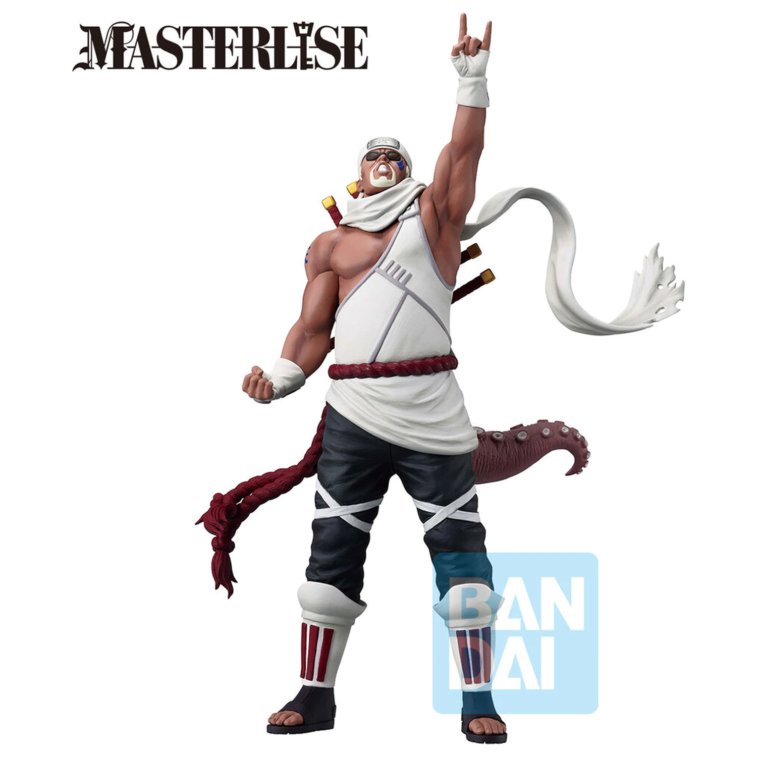 Naruto Shippuden Masterlise A Bridge Between the Lament of Samsara and Peace Killer Bee Ichibansho figura 27 cm fotografija izdelka