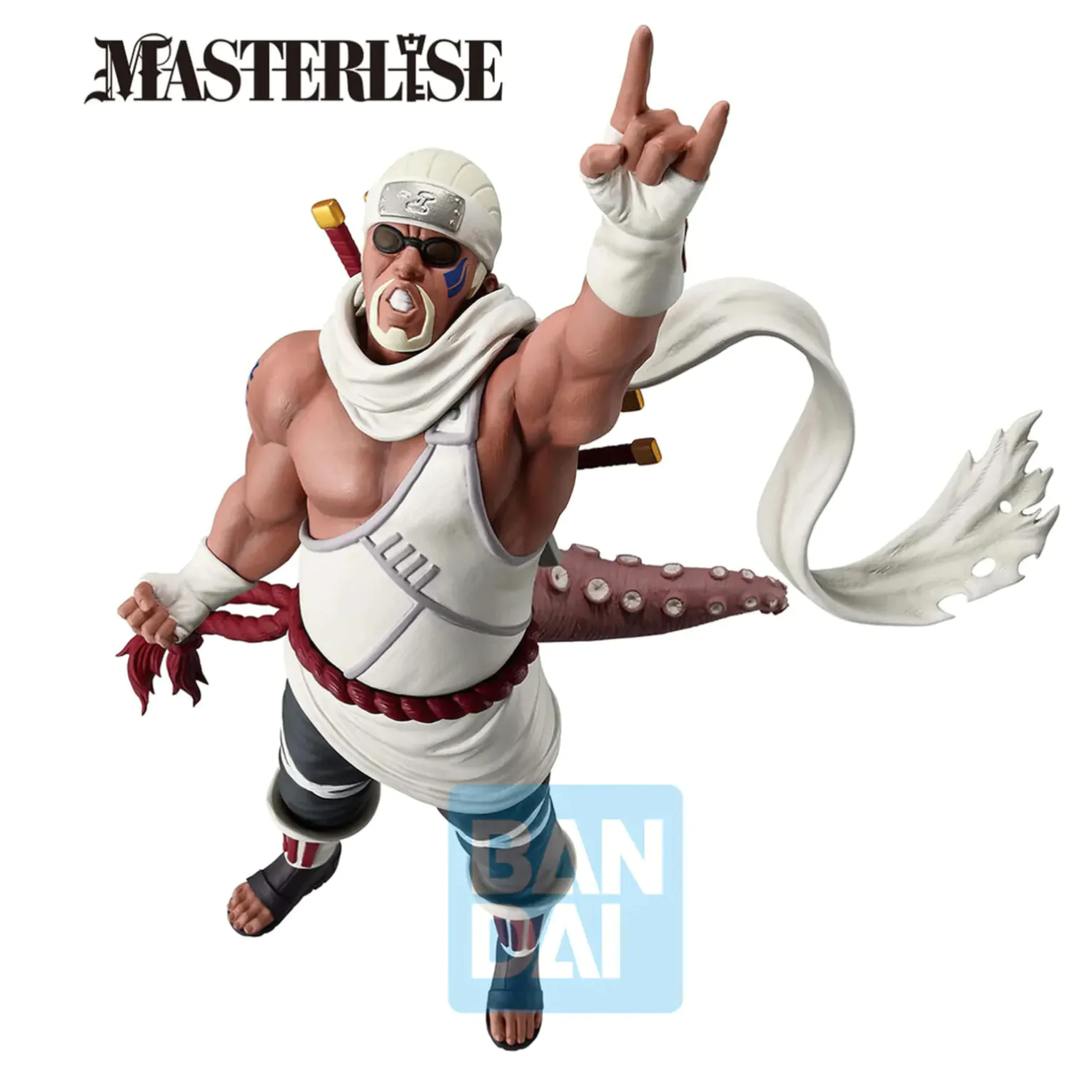 Naruto Shippuden Masterlise A Bridge Between the Lament of Samsara and Peace Killer Bee Ichibansho figura 27 cm fotografija izdelka