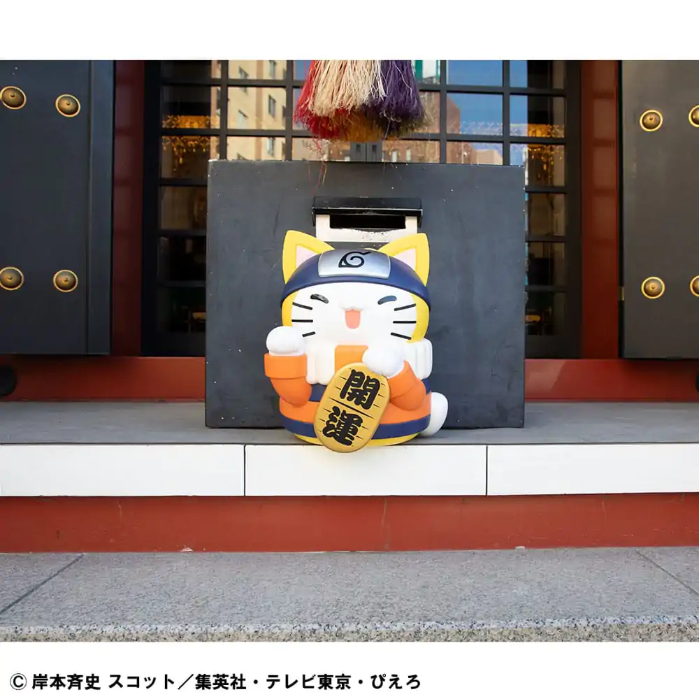 Naruto Shippuden Mega Cat Project Nyanto! The Big Nyaruto Series Trading Figurica Nyaruto Fortune Cats Giant Ver. 34 cm fotografija izdelka