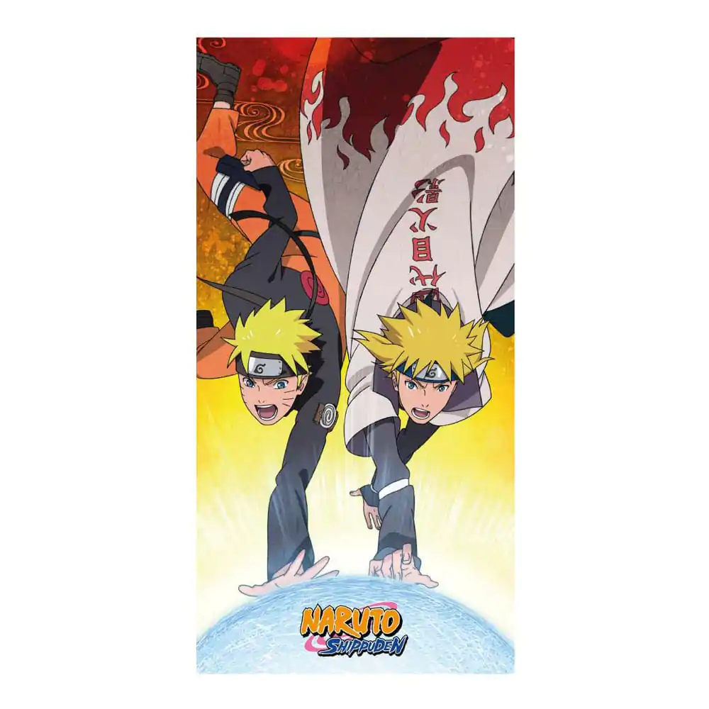 Naruto Shippuden Brisača Premium Naruto & Minato 70 x 140 cm fotografija izdelka