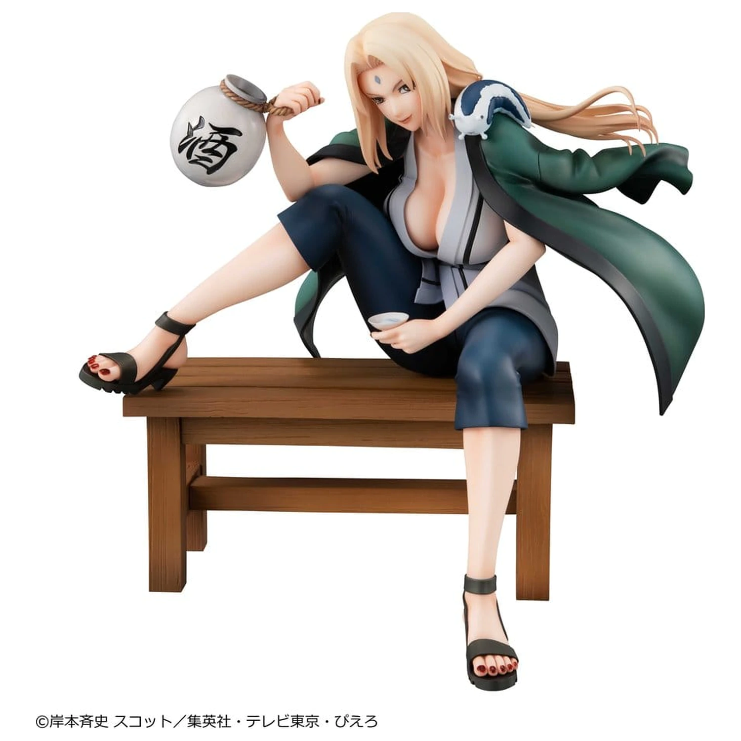 Naruto Shippuden Naruto Gals PVC figura Tsunade Ver.2 16 cm (Repeat) fotografija izdelka