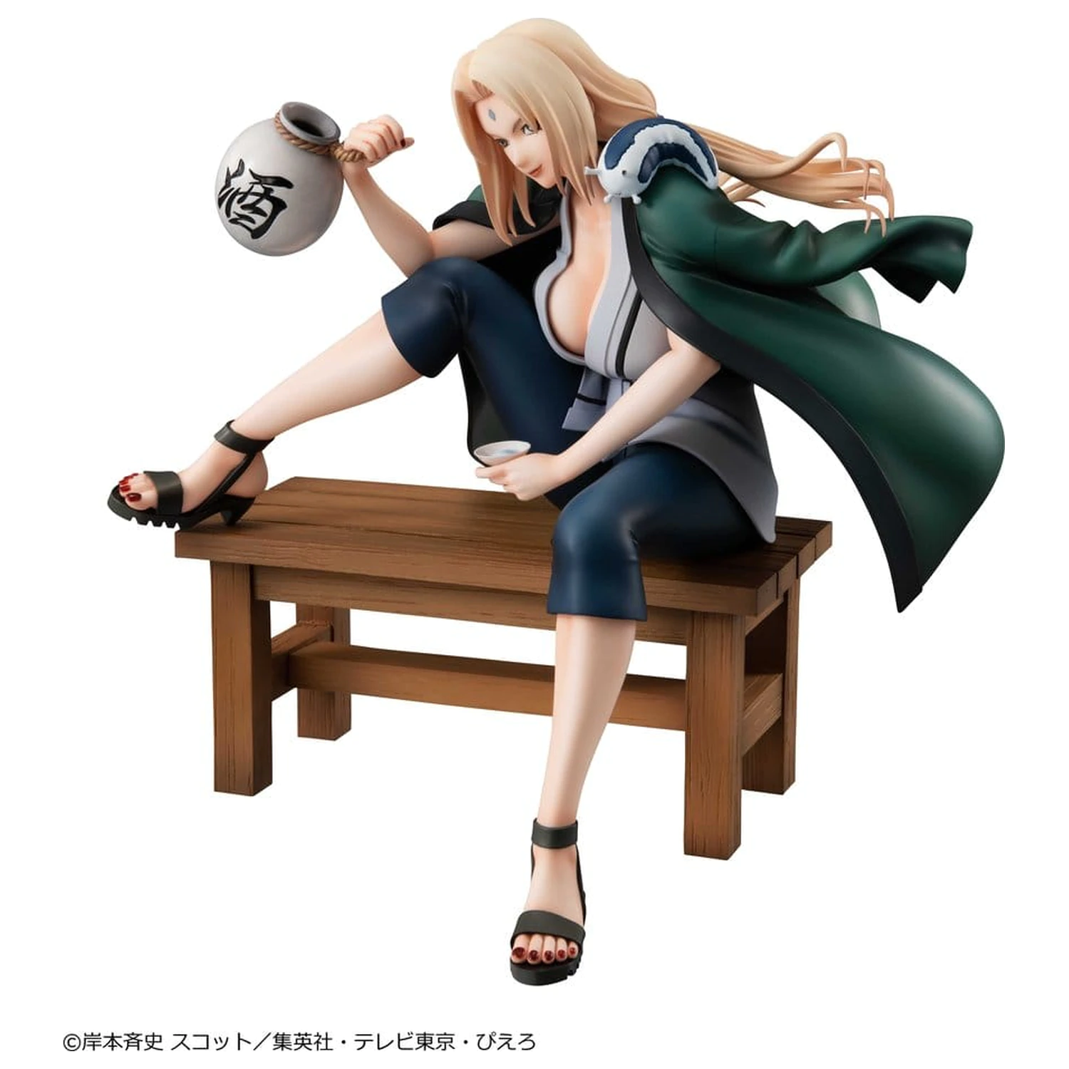 Naruto Shippuden Naruto Gals PVC figura Tsunade Ver.2 16 cm (Repeat) fotografija izdelka