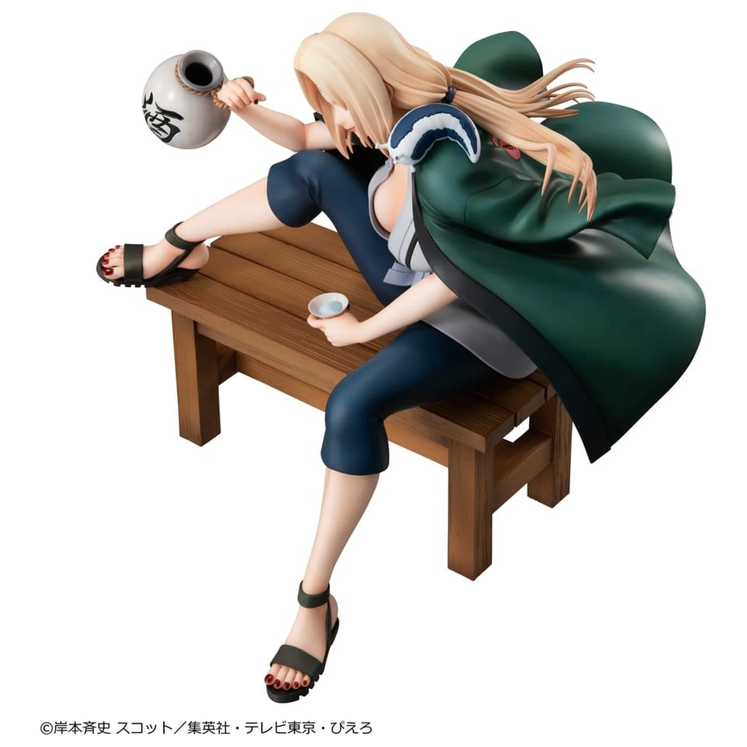 Naruto Shippuden Naruto Gals PVC figura Tsunade Ver.2 16 cm (Repeat) fotografija izdelka