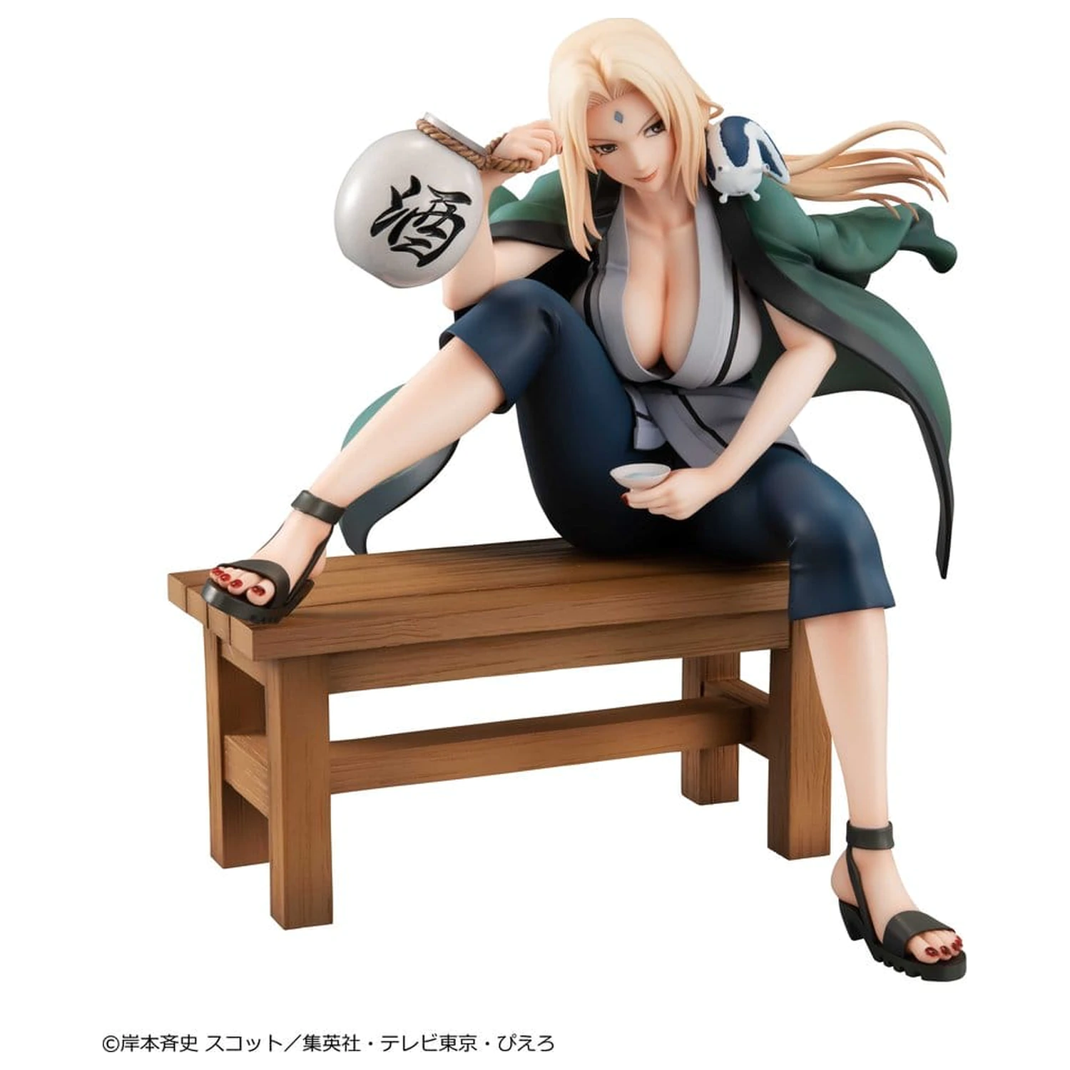 Naruto Shippuden Naruto Gals PVC figura Tsunade Ver.2 16 cm (Repeat) fotografija izdelka