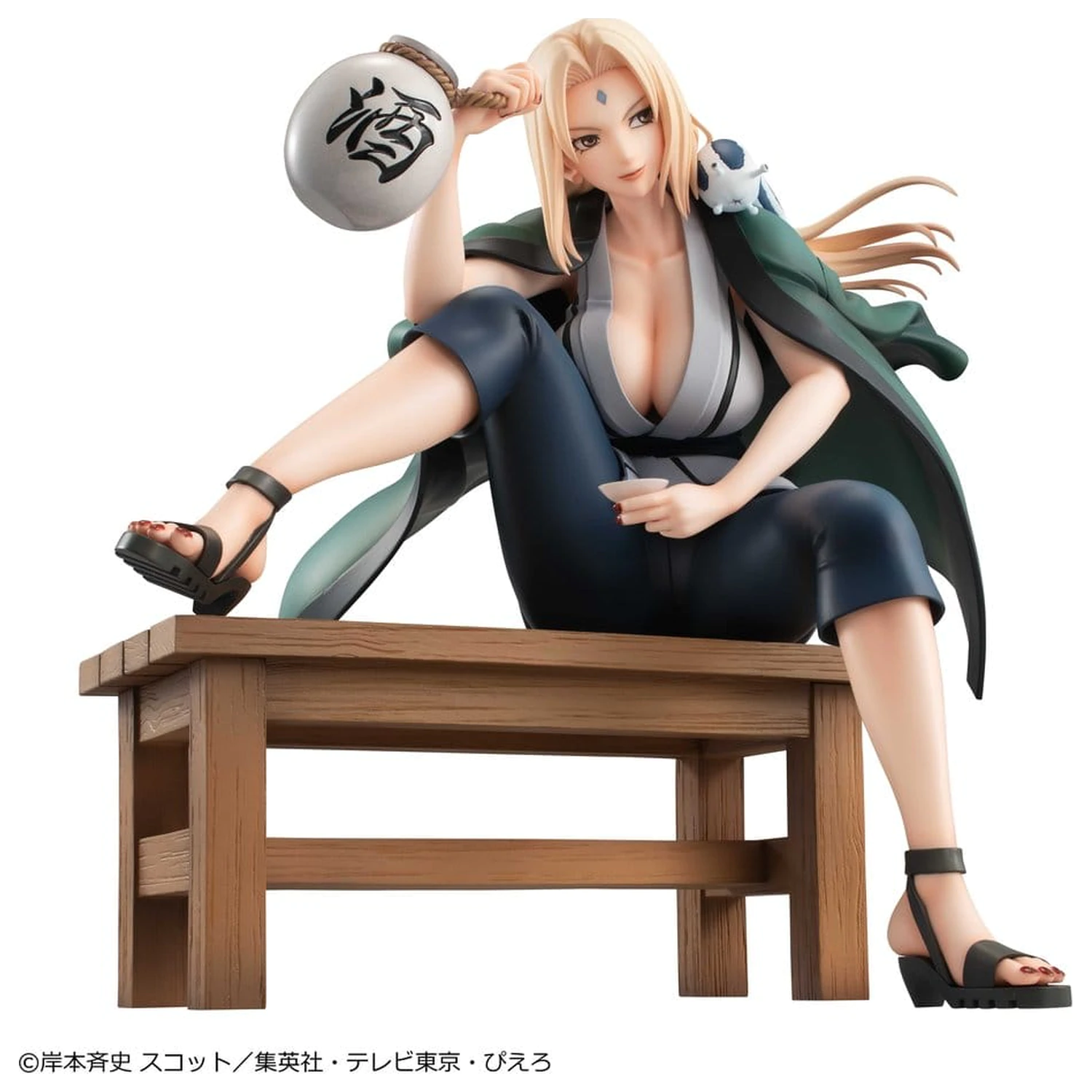 Naruto Shippuden Naruto Gals PVC figura Tsunade Ver.2 16 cm (Repeat) fotografija izdelka