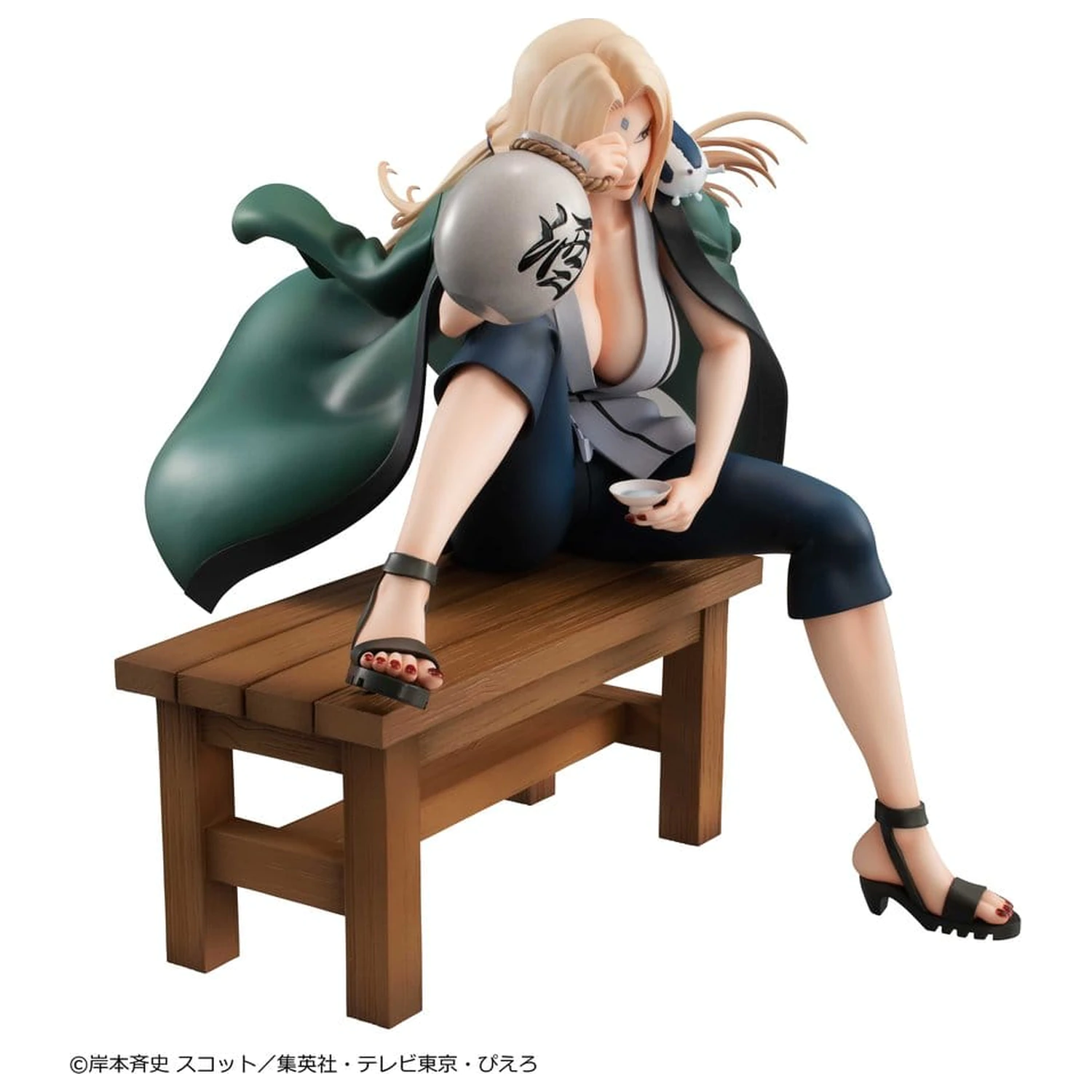 Naruto Shippuden Naruto Gals PVC figura Tsunade Ver.2 16 cm (Repeat) fotografija izdelka
