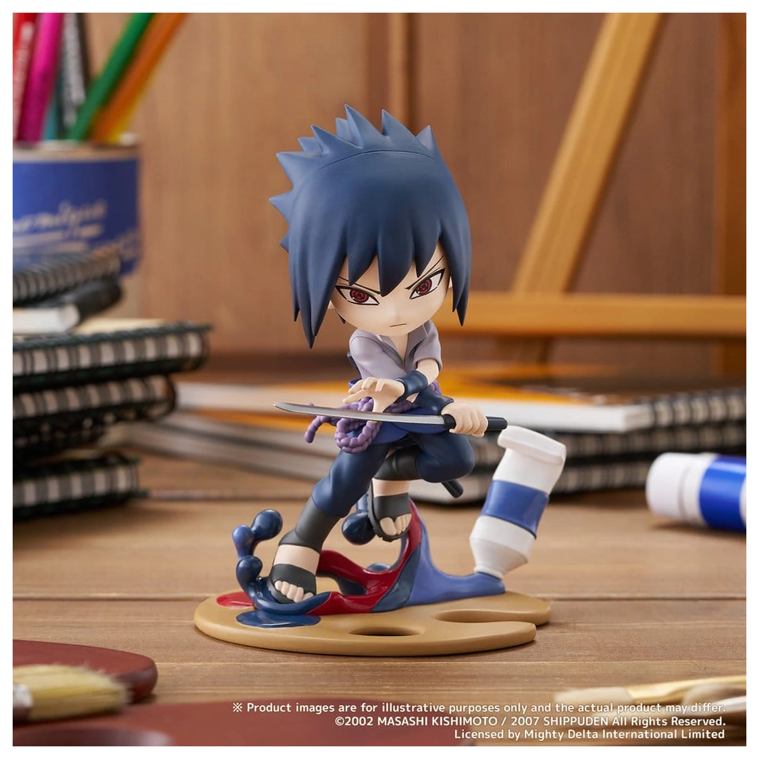 Naruto Shippuden PalVerse Pale PVC figura Sasuke Uchiha 12 cm fotografija izdelka