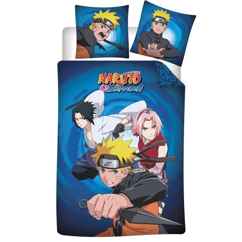 Naruto Shippuden bombažna prevleka za odejo za posteljo 90cm fotografija izdelka