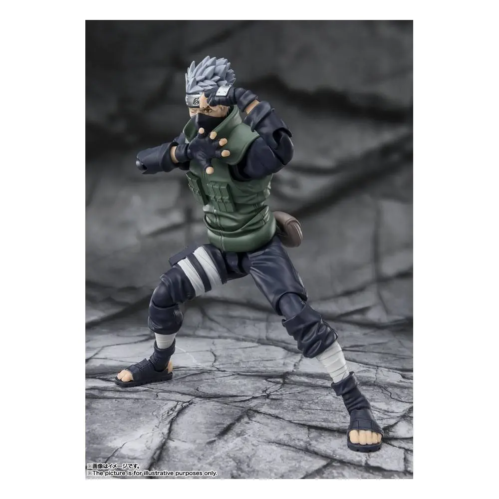 Naruto Shippuden S.H. Figuarts Akcijska Figura Kakashi Hatake -The famed Sharingan Hero- 16 cm fotografija izdelka