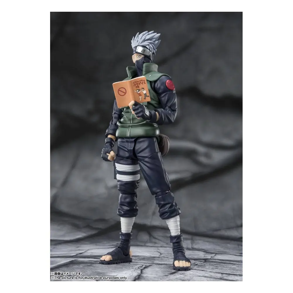 Naruto Shippuden S.H. Figuarts Akcijska Figura Kakashi Hatake -The famed Sharingan Hero- 16 cm fotografija izdelka