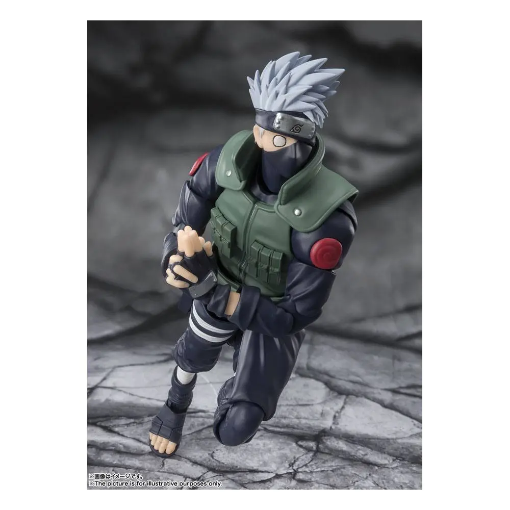 Naruto Shippuden S.H. Figuarts Akcijska Figura Kakashi Hatake -The famed Sharingan Hero- 16 cm fotografija izdelka