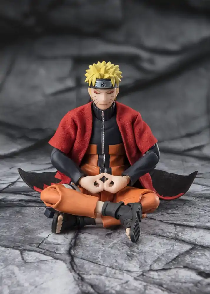 Naruto Shippuden S.H. Figuarts akcijska figura Naruto Uzumaki (Sage Mode) - Savior of Konoha 15 cm fotografija izdelka