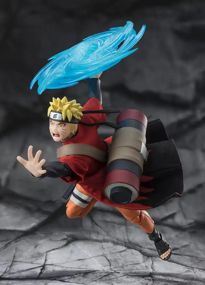 Naruto Shippuden S.H. Figuarts akcijska figura Naruto Uzumaki (Sage Mode) - Savior of Konoha 15 cm fotografija izdelka