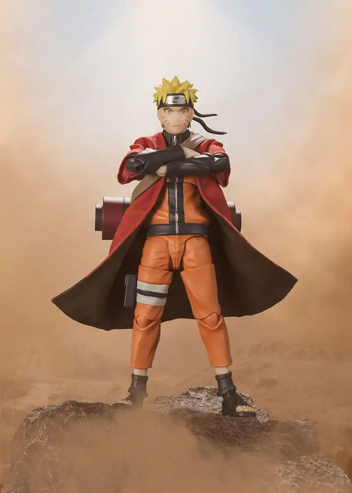 Naruto Shippuden S.H. Figuarts akcijska figura Naruto Uzumaki (Sage Mode) - Savior of Konoha 15 cm fotografija izdelka