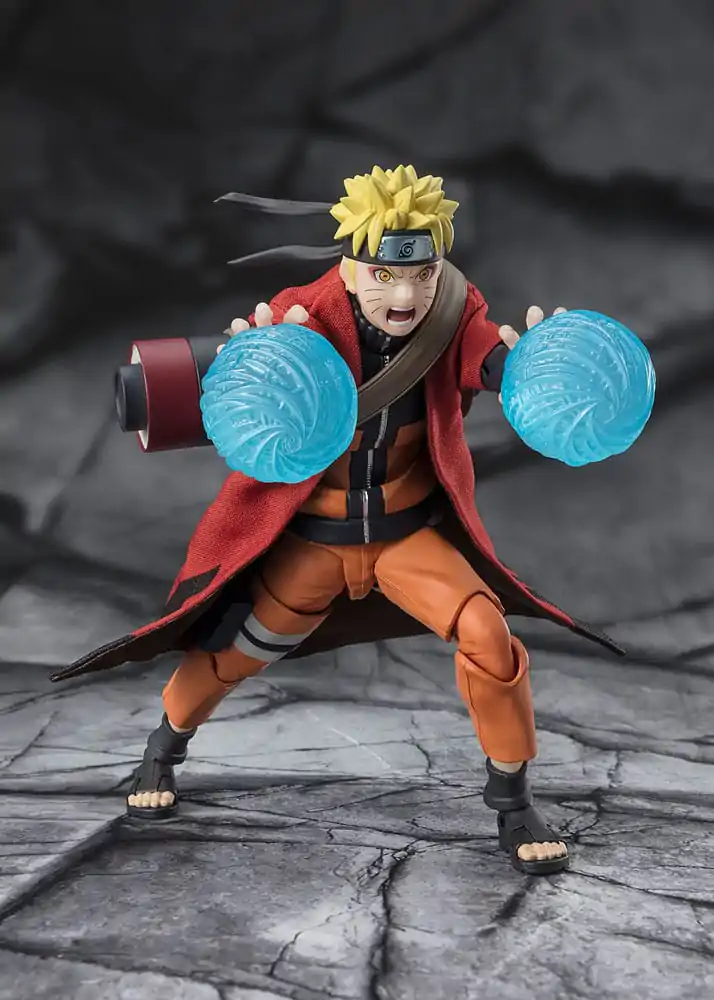 Naruto Shippuden S.H. Figuarts akcijska figura Naruto Uzumaki (Sage Mode) - Savior of Konoha 15 cm fotografija izdelka