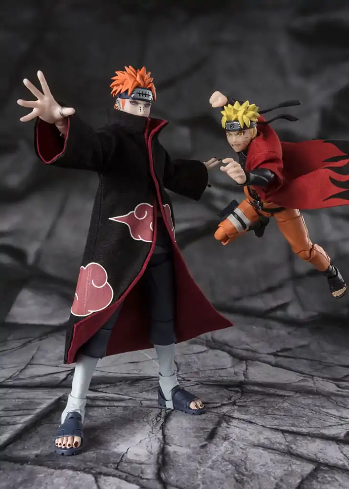 Naruto Shippuden S.H. Figuarts akcijska figura Pain Tendo - Six Path Rinnegan 15 cm fotografija izdelka