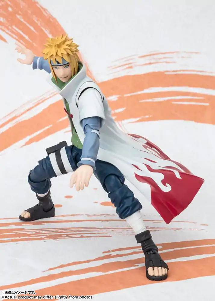 Naruto Shippuden S.H.Figuarts akcijska figura Minato Namikaze NarutoP99 Edition 16 cm fotografija izdelka