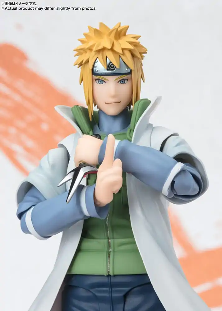 Naruto Shippuden S.H.Figuarts akcijska figura Minato Namikaze NarutoP99 Edition 16 cm fotografija izdelka