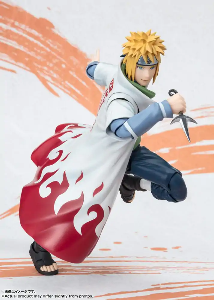 Naruto Shippuden S.H.Figuarts akcijska figura Minato Namikaze NarutoP99 Edition 16 cm fotografija izdelka