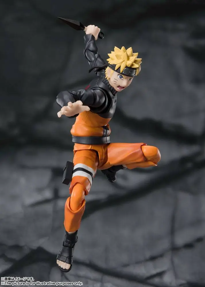 Naruto Shippuden S.H. Figuarts Akcijska Figura Naruto Uzumaki -The Jinchuuriki entrusted with Hope- 14 cm fotografija izdelka