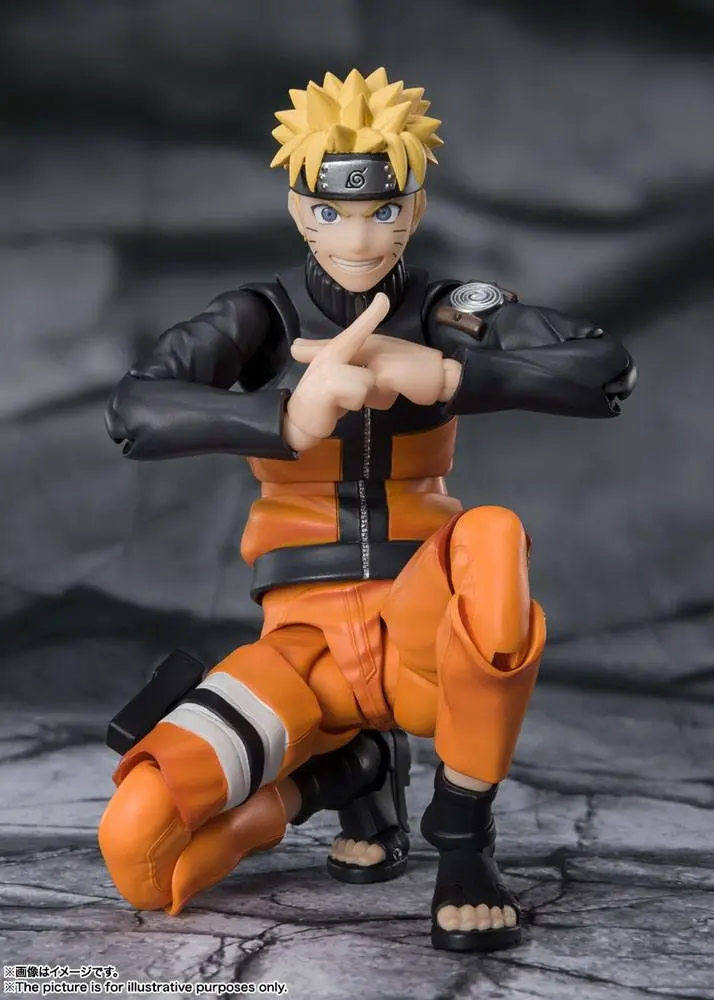 Naruto Shippuden S.H. Figuarts Akcijska Figura Naruto Uzumaki -The Jinchuuriki entrusted with Hope- 14 cm fotografija izdelka