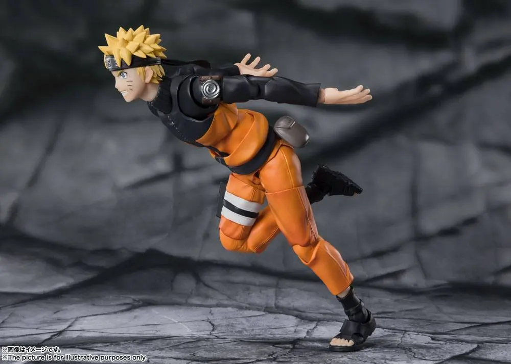 Naruto Shippuden S.H. Figuarts Akcijska Figura Naruto Uzumaki -The Jinchuuriki entrusted with Hope- 14 cm fotografija izdelka